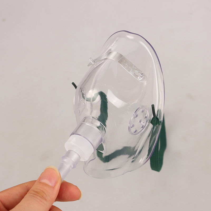 Oxygen Mask Non-Rebreather - หน้ากากออกซิเจนสําหรับผู้ใหญ่พร้อมหลอดหน้ากากใบหน้าแบบใช้แล้วทิ้งโล่ Nebulizer ท่อหน้ากากออกซิเจนสําหรับผู้ใหญ่