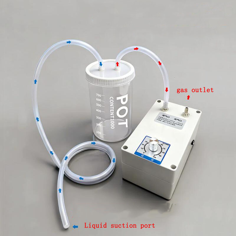 Water Bath Laboratory - ปั๊มสุญญากาศไฟฟ้าขนาดเล็ก 12V สำหรับการกรองในห้องปฏิบัติการ พร้อมแรงดันลบปรับได้ ขวดกรองแบบปิดผนึกขนาด 1000