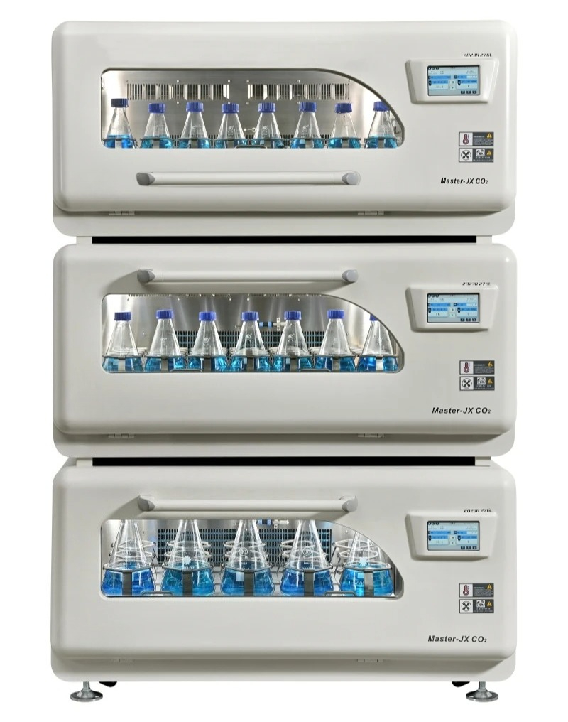 Incubator Co2 Lab - ตู้อบคาร์บอนไดออกไซด์แบบควบคุมอุณหภูมิ Master-JX 2023R พร้อมเครื่องเขย่าและระบบหมุนเวียนความร้อน รุ่นปี 2023