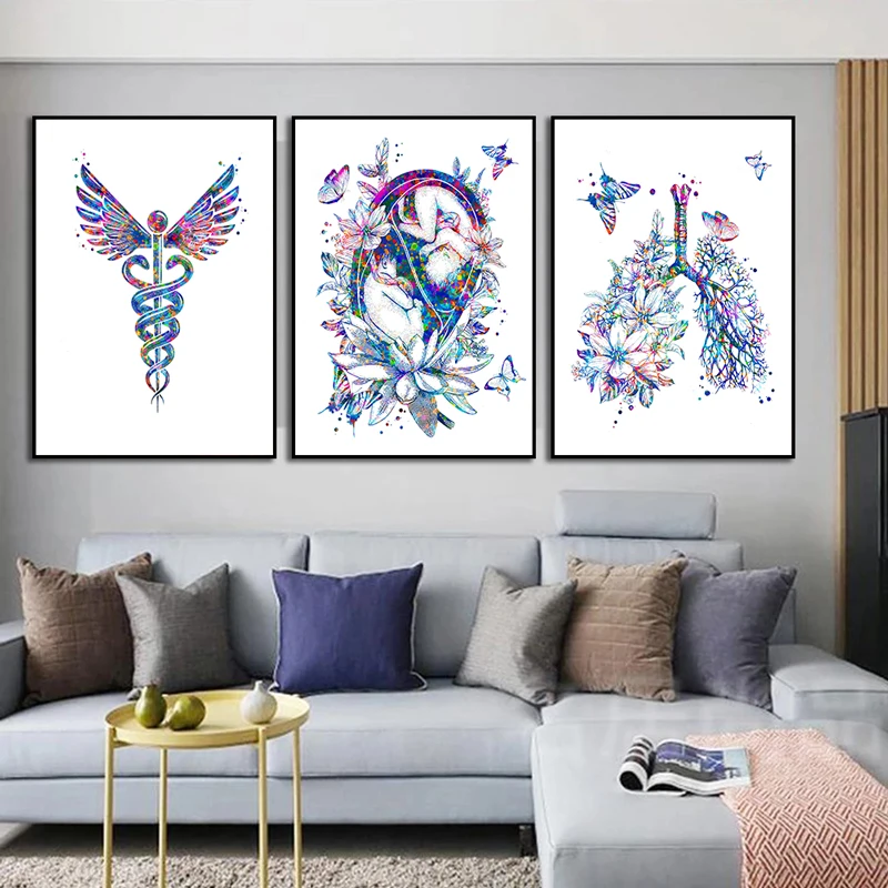 Anatomy Medical Poster Flower  - Medical Lab Pictures บทวิจารณ์และราคา