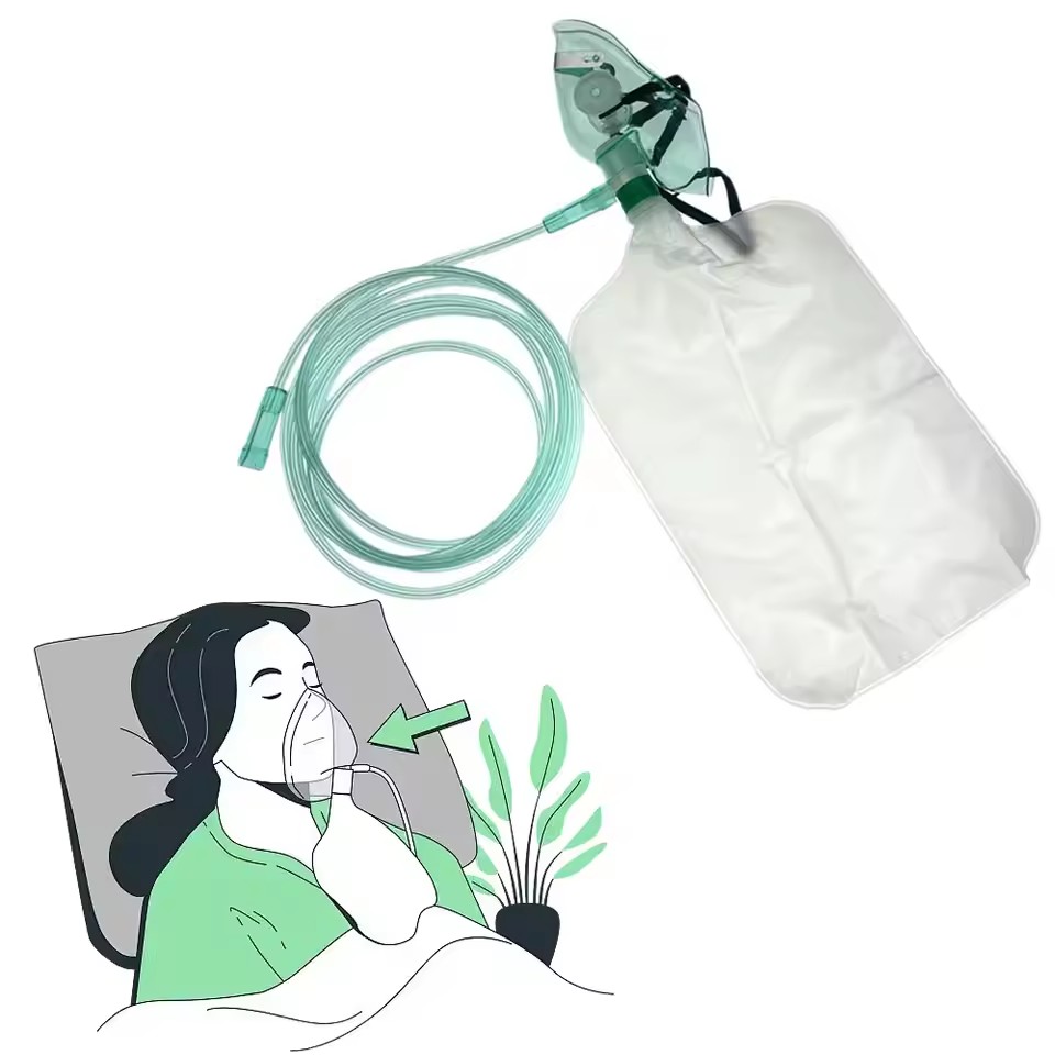 หน้ากากออกซิเจนสำหรับผู้ใหญ่แบ - Oxygen Mask Non-Rebreather บทวิจารณ์และราคา