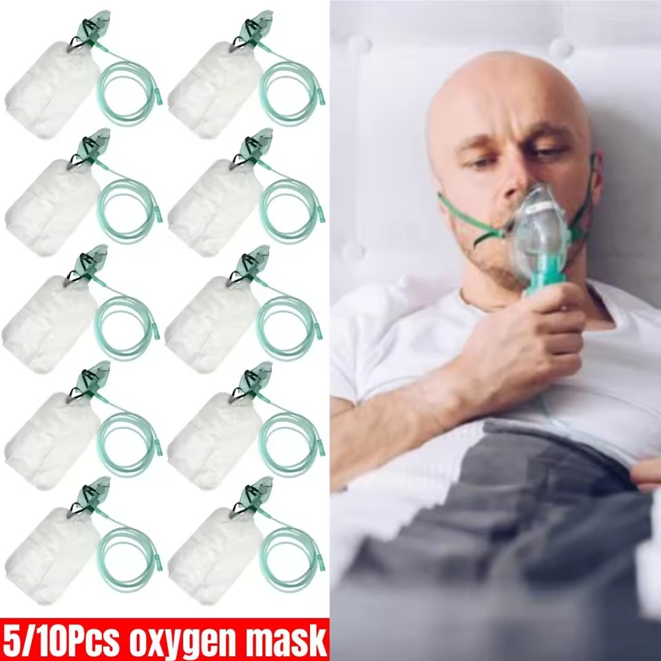 หน้ากากออกซิเจนสำหรับผู้ใหญ่แบ - Oxygen Mask Non-Rebreather บทวิจารณ์และราคา