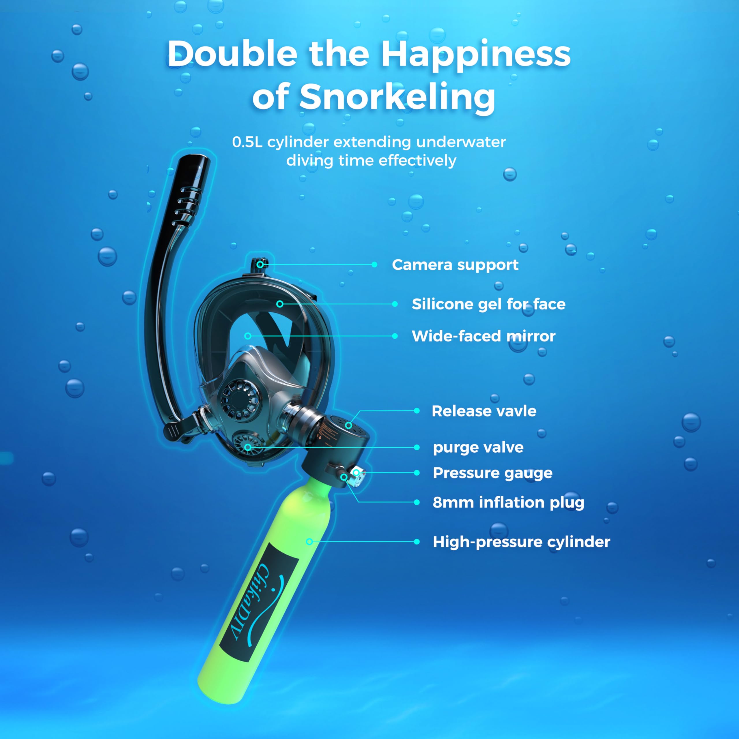 ชิค้าดีวี หน้ากากดำน้ำแบบเต็มห - Oxygen Mask Non-Rebreather บทวิจารณ์และราคา