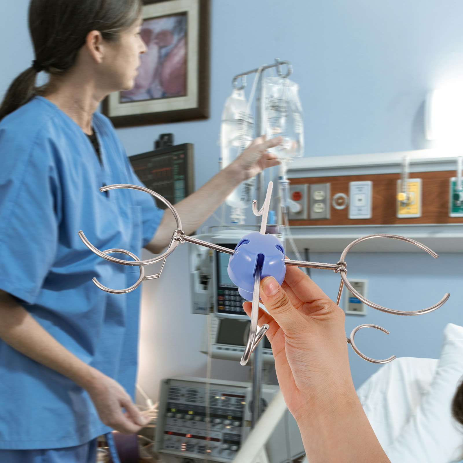 ตะขอแขวนเสา IV สแตนเลส อะไหล่ข - Iv Infusion Pole บทวิจารณ์และราคา