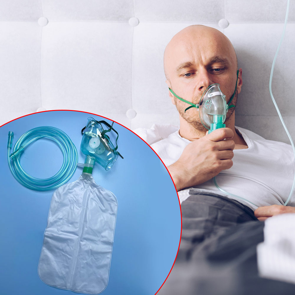 หน้ากากออกซิเจนความเข้มข้นสูงส - Oxygen Mask Non-Rebreather บทวิจารณ์และราคา